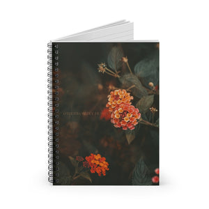 Warm Flowers Otherworldly Human Spiral Notebook