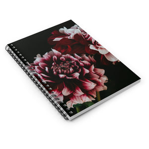Moody Floral Otherworldly Human Spiral Notebook