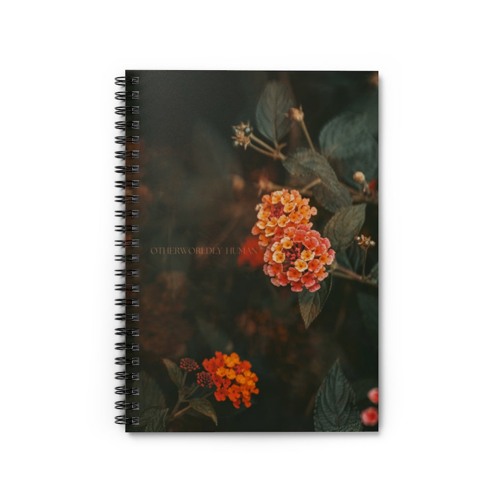 Warm Flowers Otherworldly Human Spiral Notebook