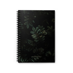 Dark Forest Otherworldly Human Spiral Notebook