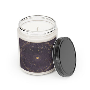 Purple Astrology Vegan Soy Coconut Wax Scented Candle, 9oz